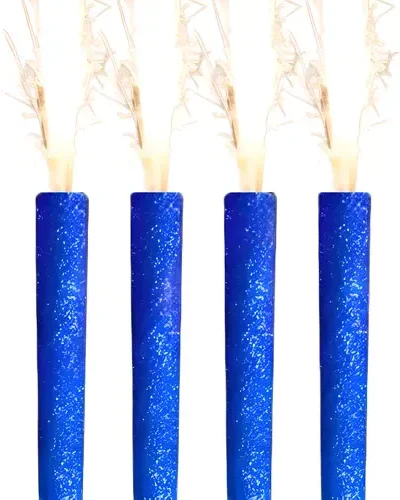 VELA BENGALA CON GIBRE AZUL 029