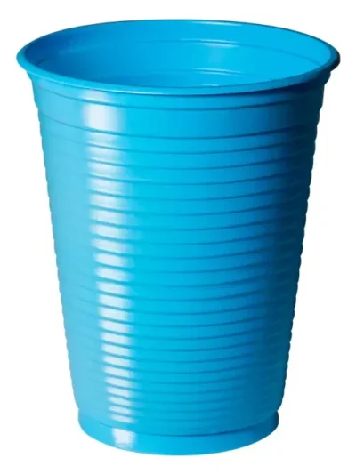 VASO 180cc CELESTE x100 BELLA CUP