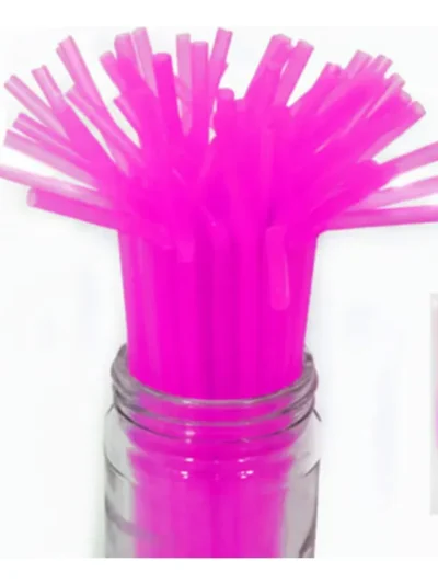 SORBETE FLEXIBLE FLUO BIODEGRADABLE FUCSIA/ROSA X80 u.ART.5050