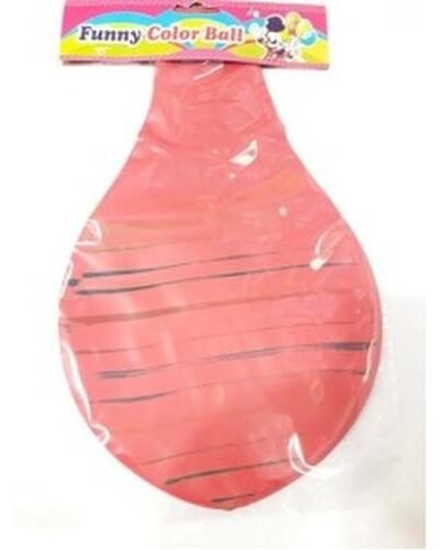 PIÑATA GLOBO GIGANTE 36" RAYADA ROSA FUNNY