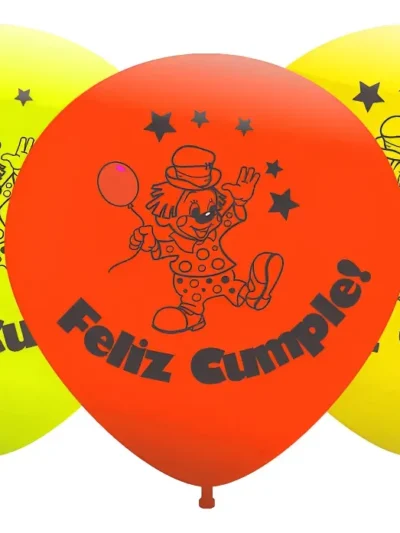 PIÑATA GLOBO SUPER 24" IMPRESA FELIZ CUMPLE FUNNY