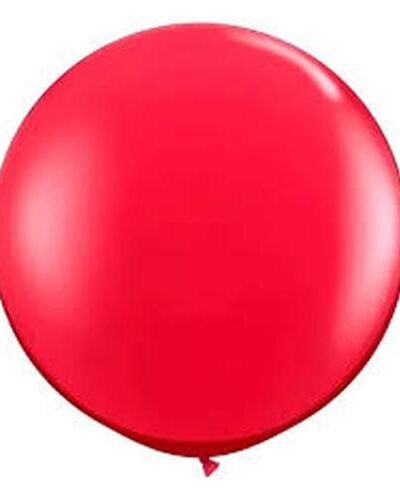PIÑATA GLOBO GIGANTE 36" LISA ROJO FUNNY