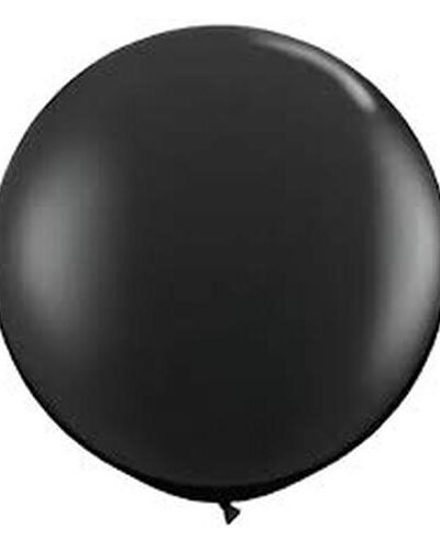 PIÑATA GLOBO GIGANTE 36" LISA NEGRA FUNNY