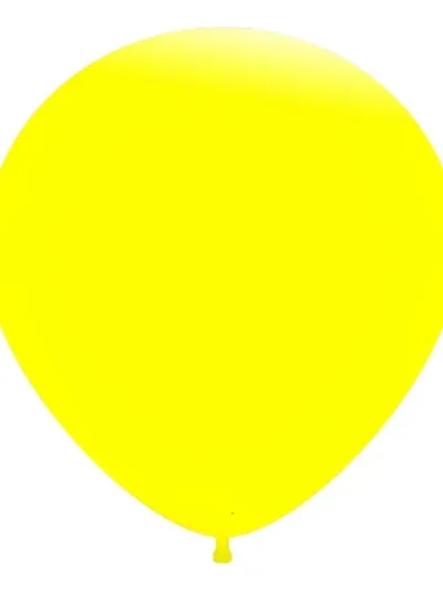 PIÑATA GLOBO SUPER 24" LISA FLUO AMARILLO FUNNY