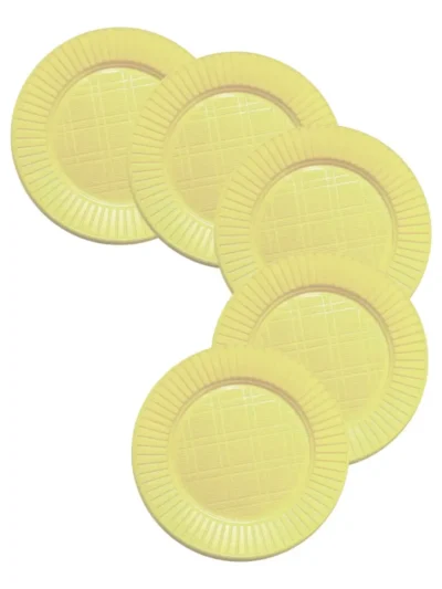 PLATO CHICO PASTEL AMARILLO P17 x50 E.A
