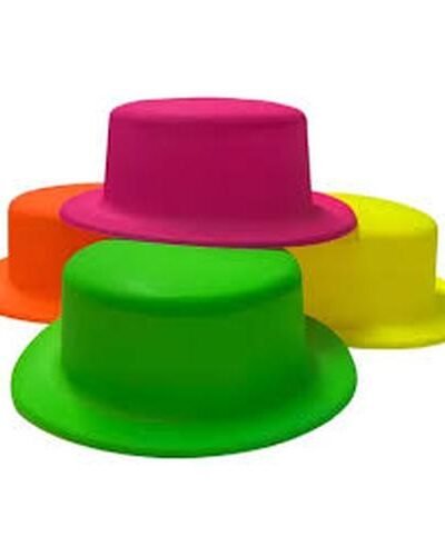 GORRO CARIOCA RANCHO PLASTICO FLUO x25u
