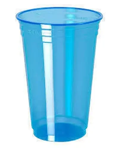 VASO NEON AZUL BELLA CUP 360cc x50und.