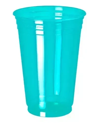 VASO NEON TURQUESA BELLA CUP 360cc x50und.