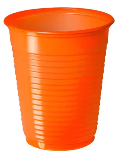 VASO 180cc NARANJA x100 BELLA CUP