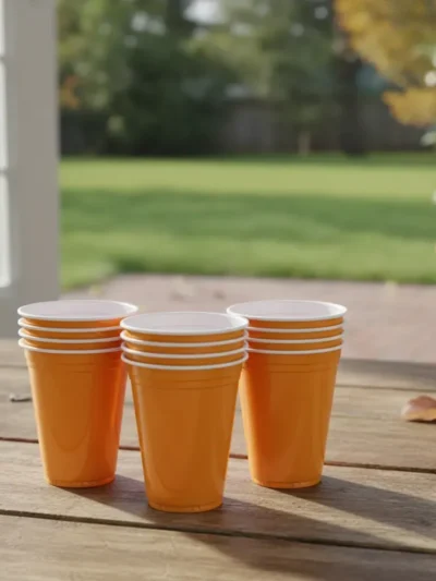 VASO AMERICANO LISO DORADO BELLA CUP 590cc x50