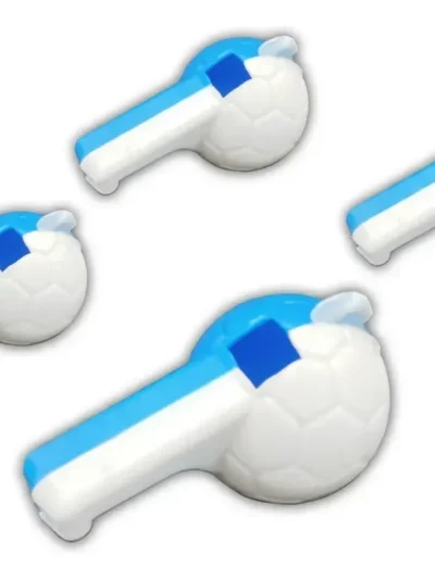 PITO PELOTA GRANDE CELESTE Y BLANCA ARGENTINA PIERROT x6