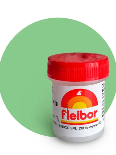 COLORANTE EN PASTA FLEIBOR VERDE (W) 15gr
