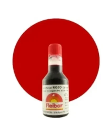 COLORANTE LIQUIDO FLEIBOR ROJO 30cc