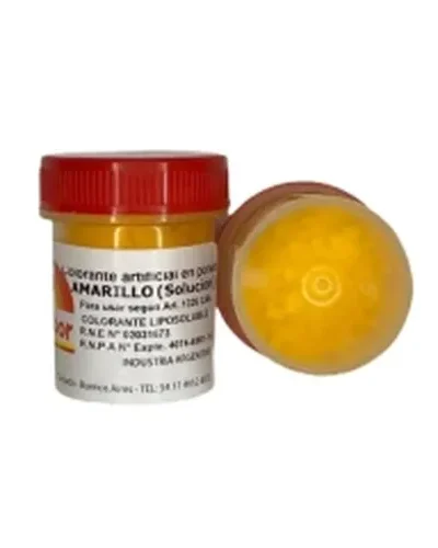 COLORANTE EN POLVO LIPOSOLUBLE FLEIBOR AMARILLO 4gr