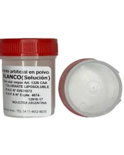 COLORANTE EN POLVO LIPOSOLUBLE FLEIBOR BLANCO 4gr