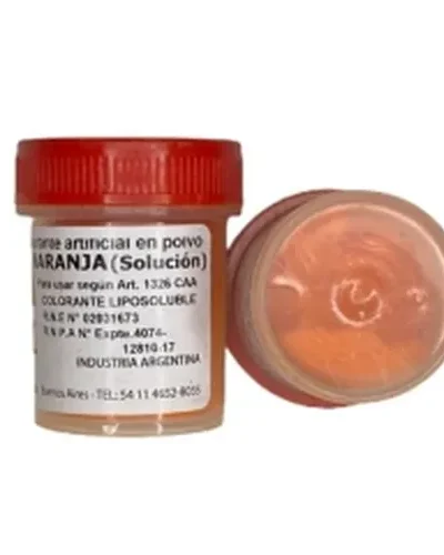 COLORANTE EN POLVO LIPOSOLUBLE FLEIBOR NARANJA 4gr