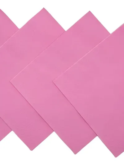 SERVILLETA COUNTRY LISA DOBLADITAS ROSA 33x33 x20u.