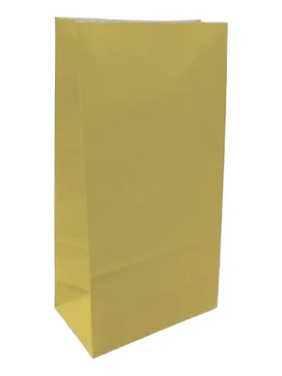 BOLSA CON FUELLE AMARILLO x10u.MURILLO