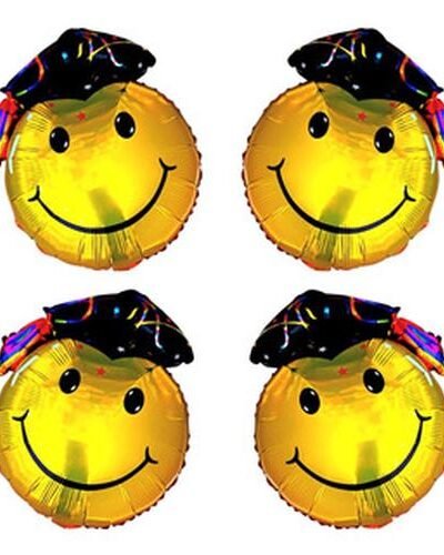 GLOBO SMILE EGRESADO 80X65CM X1 DC490