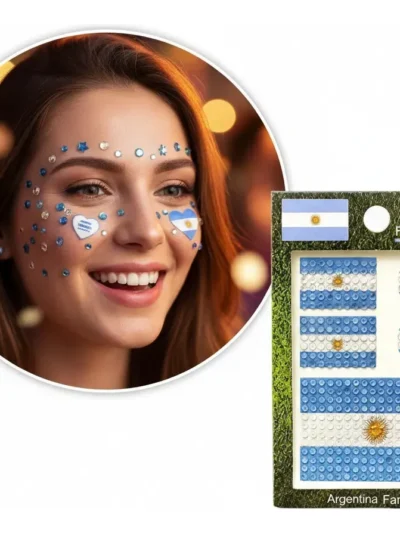 BLISTER STRASS Y STICKERS ARGENTINA SURTIDOS x12 FP559