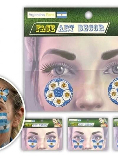 BLISTER STRASS TATTO ARGENTINA SURTIDOS x12 FP560