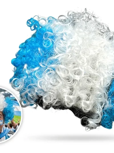 PELUCA PAYASO BANDERA ARGENTINA x1 R463