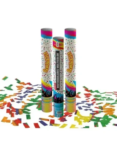 CAÑON CARIOCA BOMBUCHA METALIZADO MULTICOLOR 40cm x1