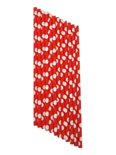 SORBETE POLIPAPEL ROJO LUNAR BLANCO CBX Nº2002 20 x25