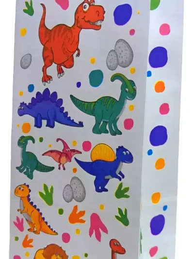 BOLSA CON FUELLE DINOSAURIOSx10u.
