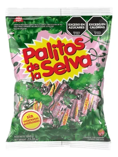CARAMELO PALITO DE LA SELVA x660grs.