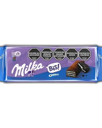 OBLEA MILKA BIS OREO BAÑADA EN CHOCOLATE x16uni.