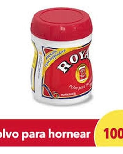 POLVO PARA HORNEAR ROYAL FRASCO 100grs x1