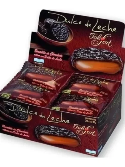 MEDALLON FEL-FORT CHOCOLATE RELLENO DULCE DE LECHE x20 836