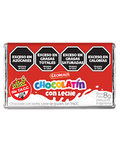 CHOCOLATIN GEORGALOS CON LECHE x40uni. 514