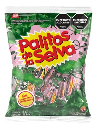 CARAMELO PALITO DE LA SELVA x150grs.