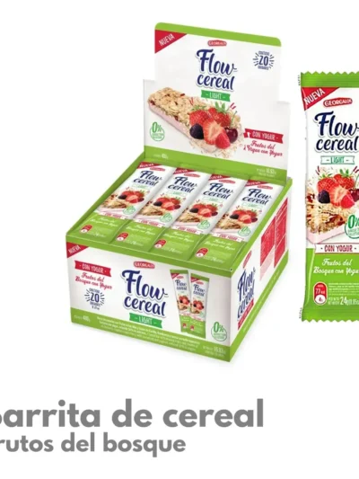 BARRITA DE CEREAL FRUTOS DEL BOSQUE CON YOGUR LIGHT GEORGALOSx20uni 2017