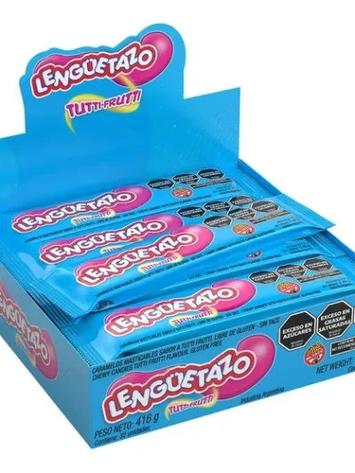 CARAMELO LENGUETAZO TUTTI-FRUTTI x32u.