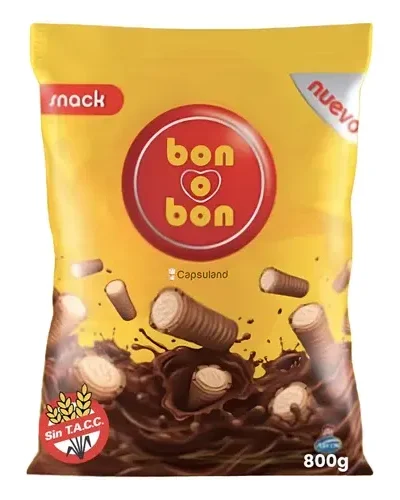 BOMBON BONoBON SNACK CON LECHE ARCOR x800gr. 9324