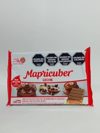 CHOCOLATE MAPRICUBER TABLETA CON LECHE x500grs. 4009438