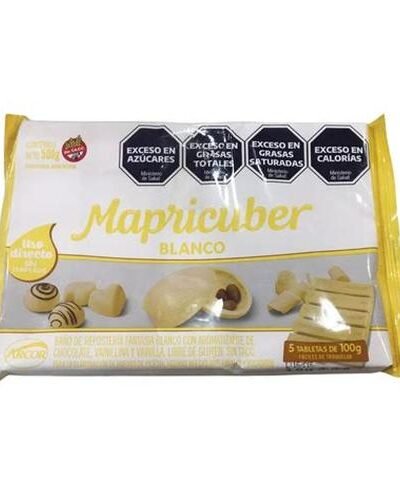 CHOCOLATE MAPRICUBER TABLETA BLANCO x500grs. 4009439