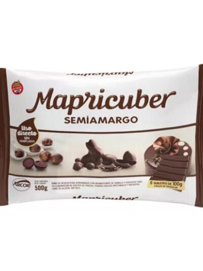CHOCOLATE MAPRICUBER TABLETA SEMIAMARGO x500grs 4009440