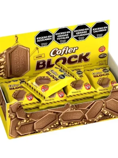 BOMBONES COFLER BLOCK ARCOR x16unid. 1013056