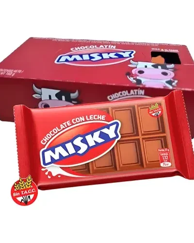CHOCOLATIN MISKY CON LECHE ARCOR x20un. 13095