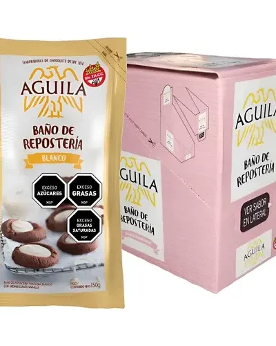 BAÑO AGUILA SACHET CHOCOLATE BLANCO SIN TACC 150gr