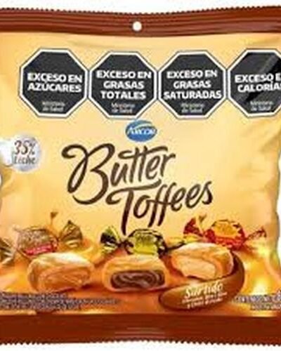 CARAMELO BUTTER TOFFEES SURTIDOS ARCOR x80grs 5211