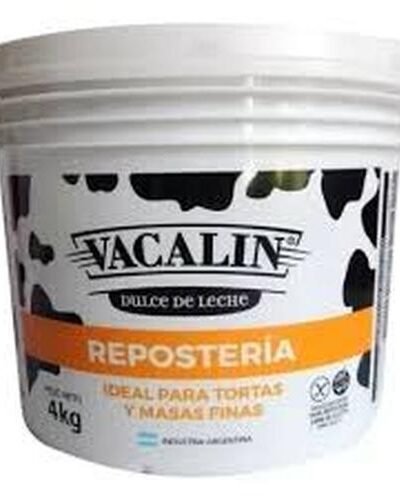 DULCE DE LECHE VACALIN REPOSTERO x4kg (PLASTICO)