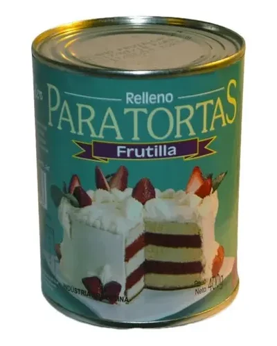 RELLENO PARA TORTAS SABOR FRUTILLA STAPLER x400gr