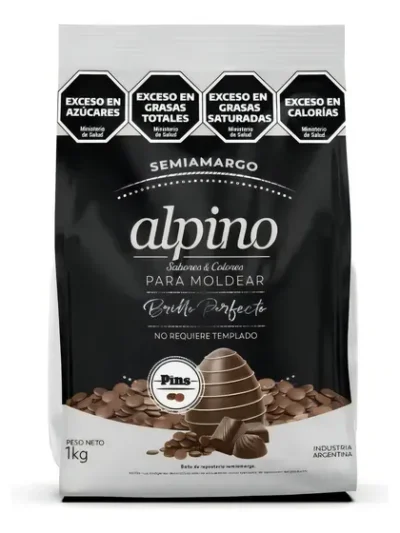 CHOCOLATE ALPINO LODISER PINS SABOR BLANCO xkg.