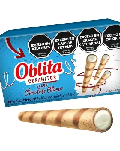 CUBANITO CHOCOLATE BLANCO OBLITA x48 1620