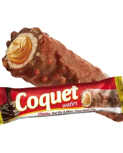 CUBANITO COQUET WAFER RELLENO CON MARROC OBLITA x20 1750